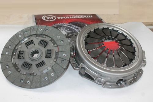 Сцепление /УАЗ Хантер, Патриот дв. 409/ без подшипника (5-ст КПП тонк. вал) (ТрансМаш)
