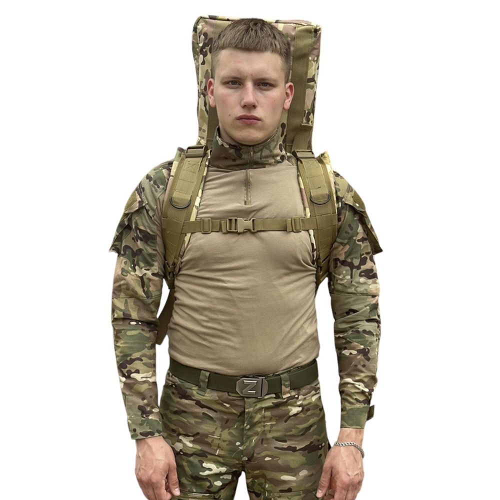 Сумка-чехол для двух единиц оружия (мультикам, 110x31 см, съемные подсумки для магазинов), ВоенПро