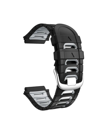 Ремешок для Garmin Forerunner 920XT (Черный/Серый)