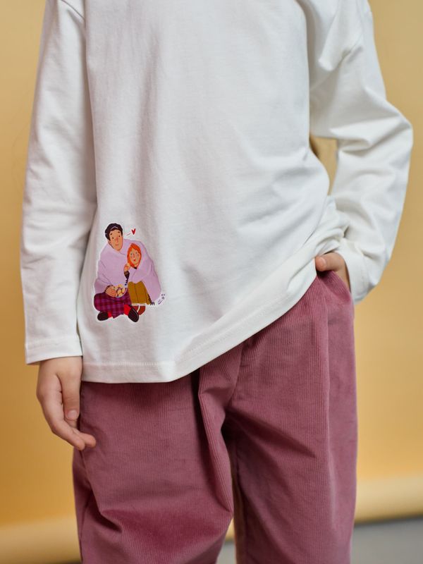 Термонаклейка для одежды «Объятия»