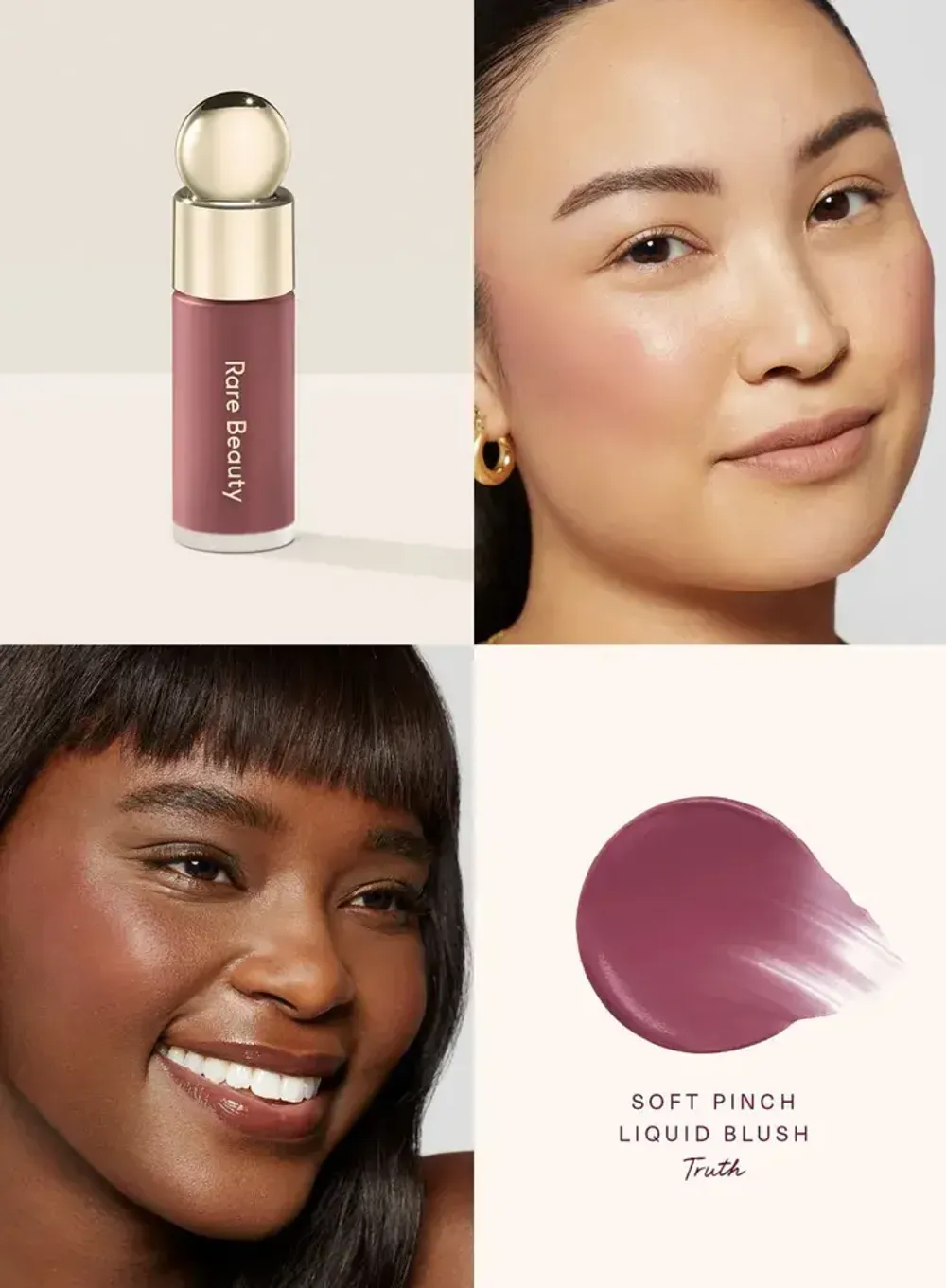 Жидкие румяна Rare Beauty Soft Pinch Dewy Liquid Blush Mini - Truth