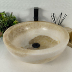 Раковина из оникса Bowl Yellow BO-64543 45*45*17 0200