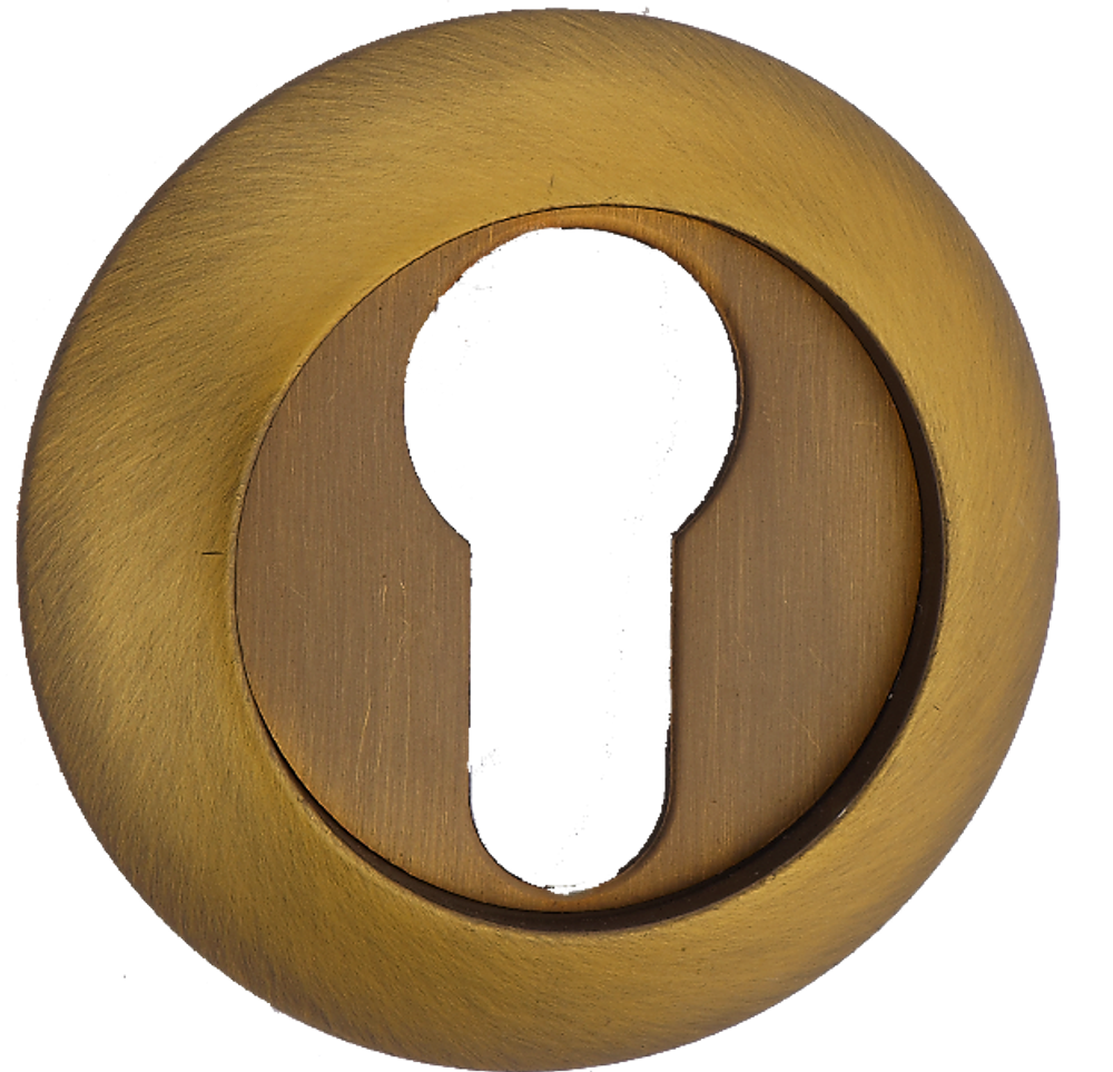 Накладка круг на цилиндр Ренц INET 08 CF, цвет кофе (гарантия - 12 месяцев)