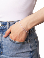 Браслет на руку чешское стекло хамелеон