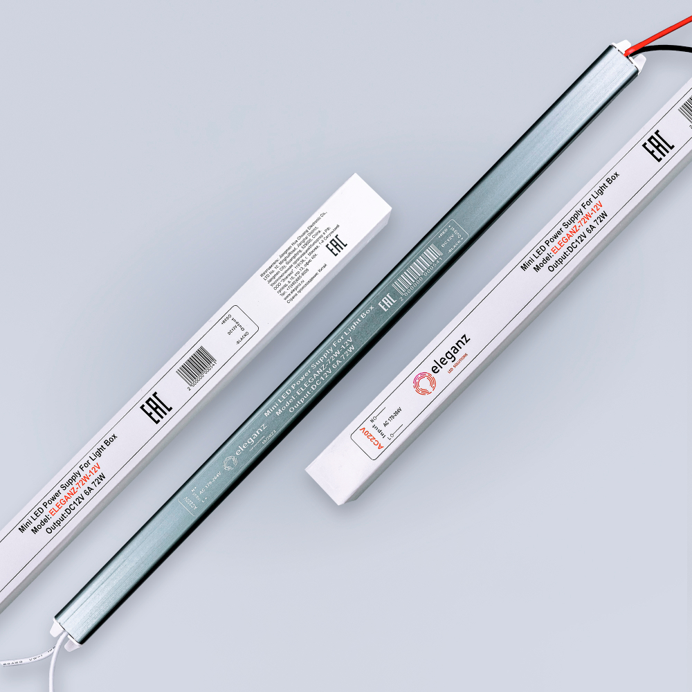Блок питания 72W Карандаш 12V 6A IP20 ELEGANZ