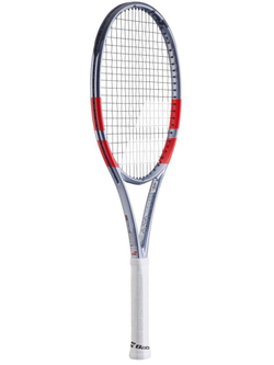 Теннисная ракетка Babolat Pure Strike Team 4-gen - grey/fluo strike