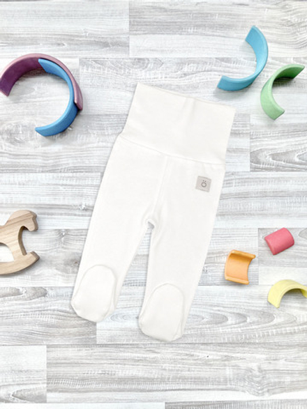 Ползунки Mjölk Экрю на широком поясе