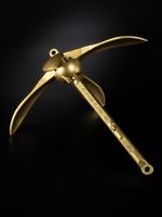 Якорь складной 3.5кг с якорной намоткой, толщина 8мм, длина 30м