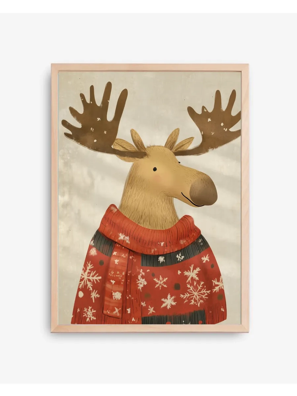 Постер новогодний 30х40 см декор на стену