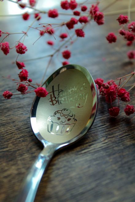 Ложка чайная "Happy Birthday"