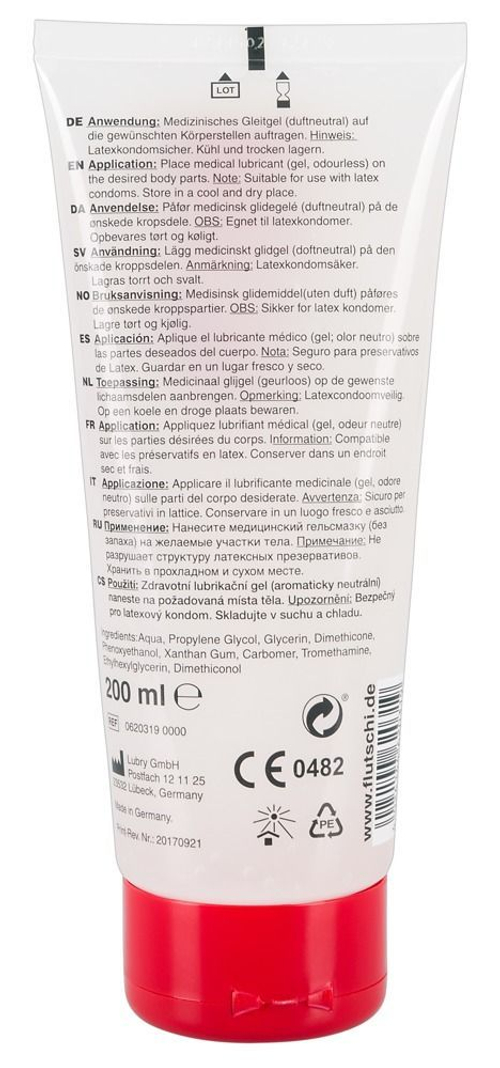 Смазка на водно-силиконовой основе Flutschi Professional, 200 мл