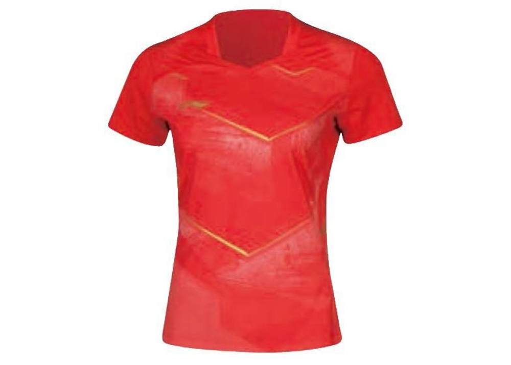 Li-Ning Women's T-Shirt National Team AAYN086-3 red