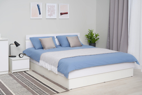 Кровать двуспальная Прима, спальное место 160х200, ЛДСП