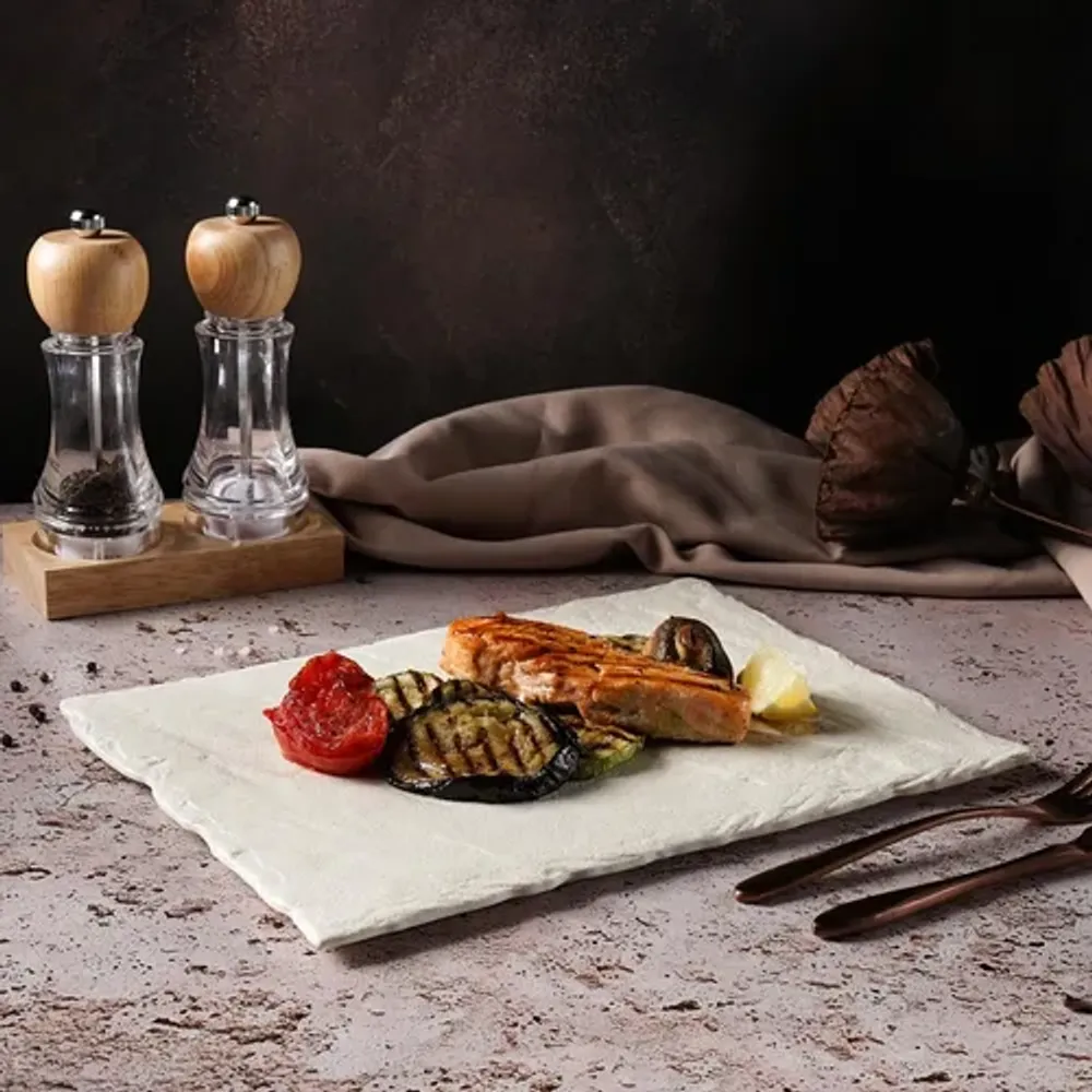 Блюдо прямоугольное 34*24*1 см Elephant Ivory P.L. Proff Cuisine [3]