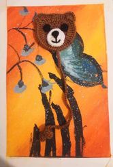 Əlfəcin \ Закладки \ Bookmark Qəhvəyi ayıcıq