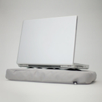 Подставка для ноутбука surfpillow hightech серая-черная