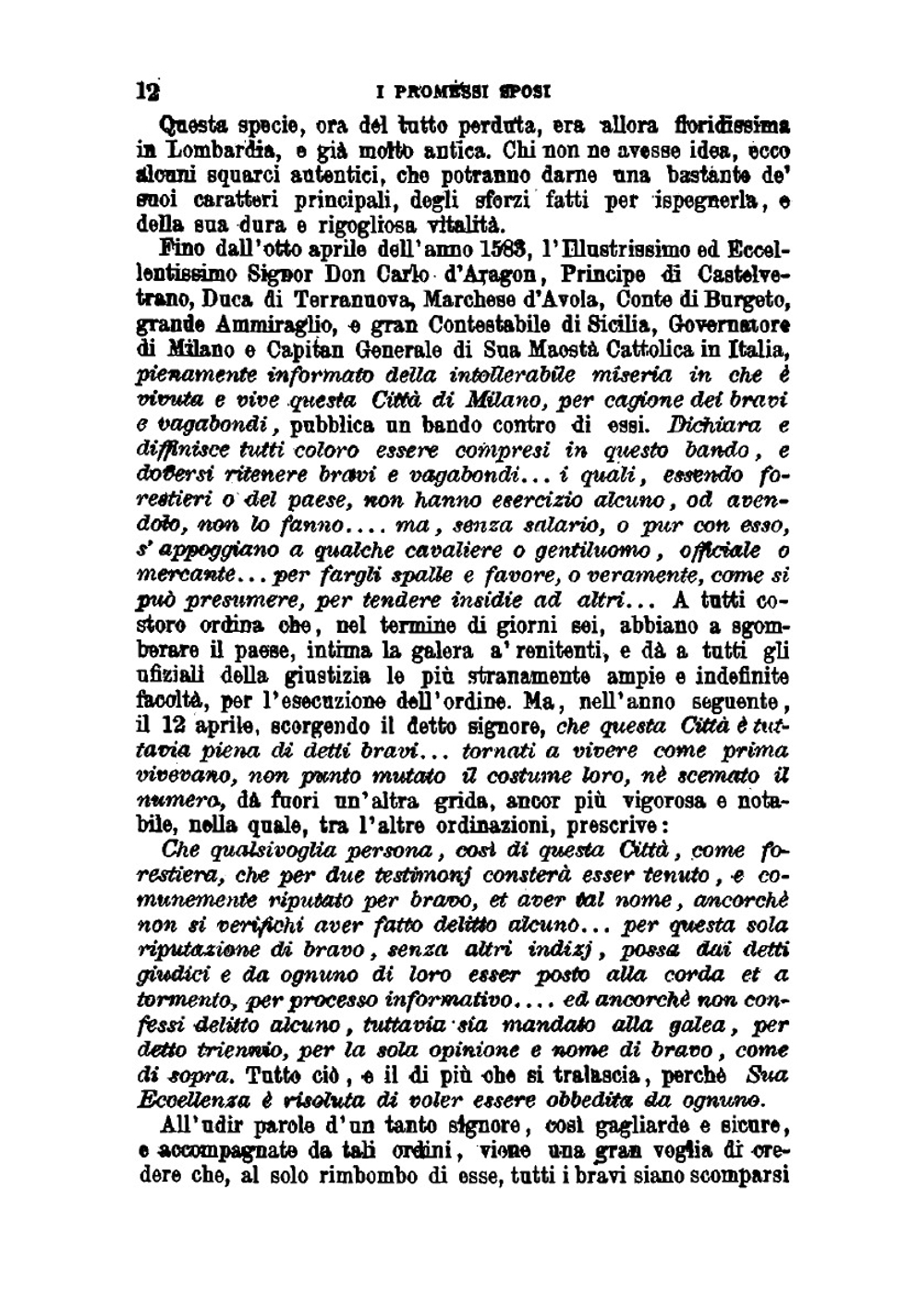I Promessi Sposi, di Alessandro Manzoni. Storia Milanese Del Secolo XVII (Italian Edition) | Alessandro Manzoni