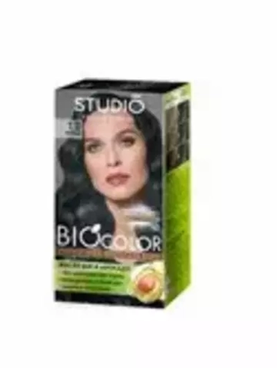 BIOCOLOR Стойкая крем краска д/волос 50/50/15 мл, 1.0 ЧЕРНЫЙ *12