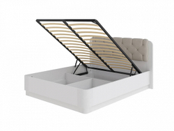160-200 Кровать Wood Home Lite 1 с подъемным механизмом ЛДСП Бунратти/Антик (сосна)/Casa Бежевый
