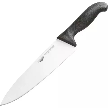 Нож поварской сталь нерж.,полипроп. ,L=335/200,B=40мм черный,металлич