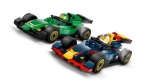 Конструктор LEGO City 60445 Грузовик с автомобилями RB20 и AMR 24 F1