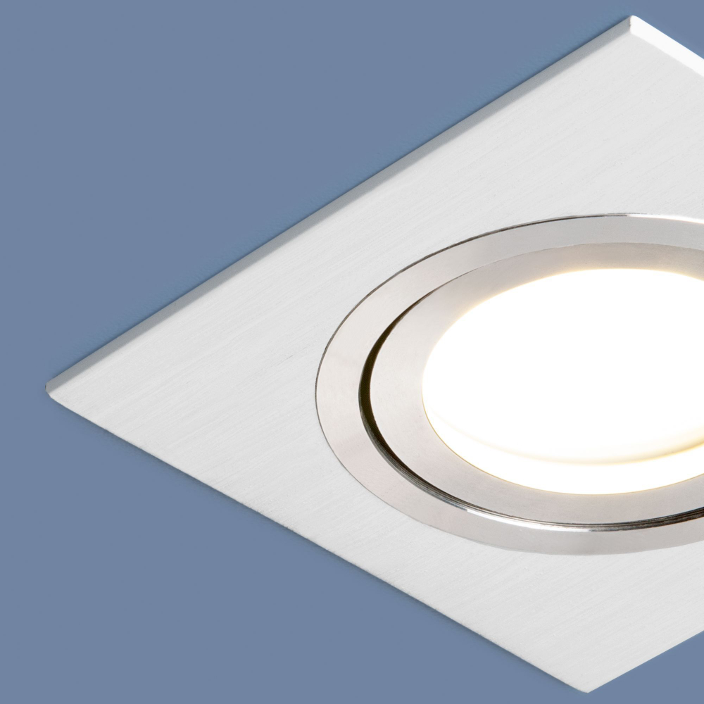 Точечный светильник Electrostandard 9120 зеленый/серебро