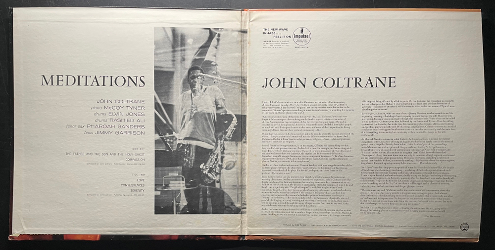 John Coltrane ‎– Meditations (США 1972г.)