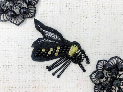 Декоративный пришивной элемент, р. 6х4см