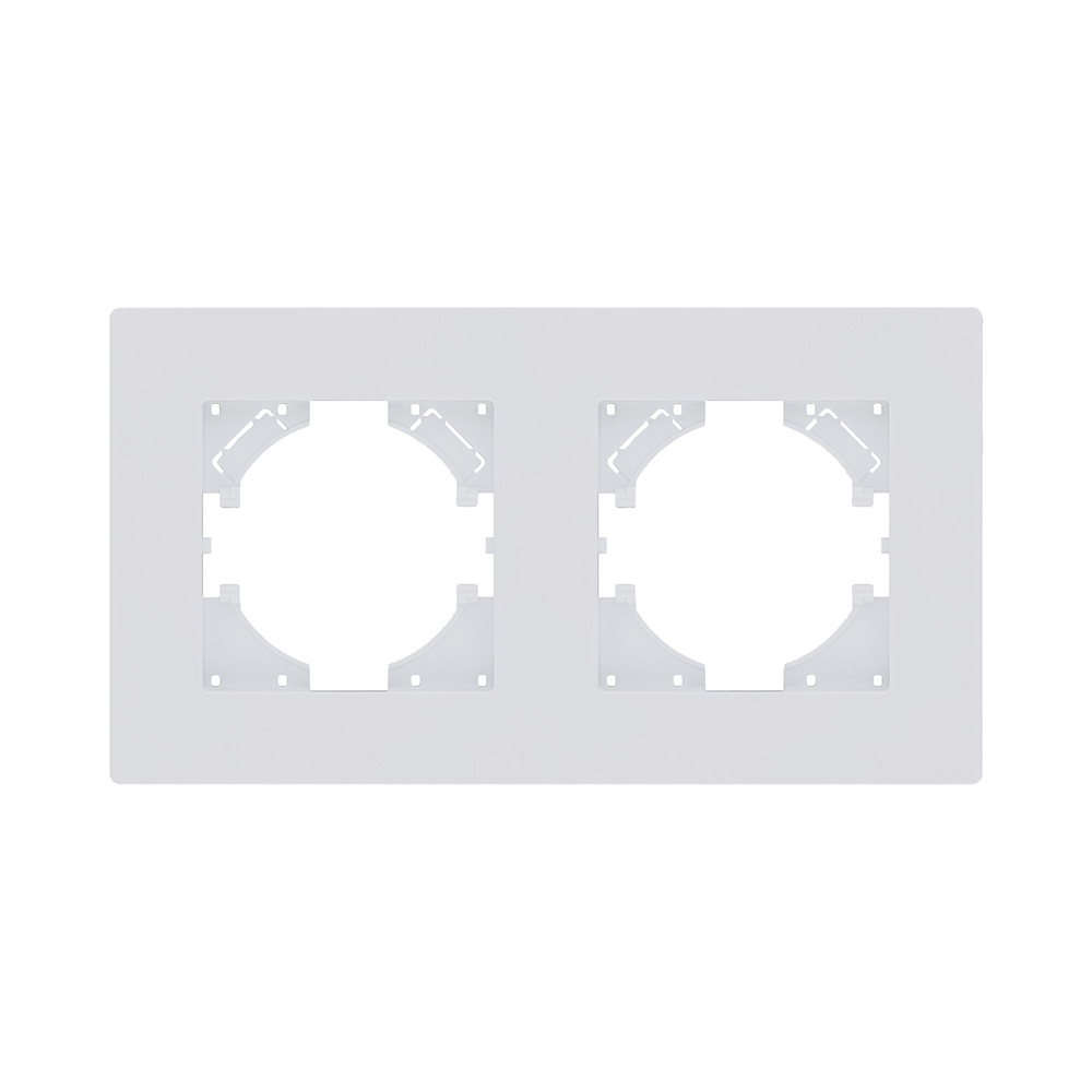 Рамка 2-постовая, белый матовый Kollinger Aspekt AT2WM