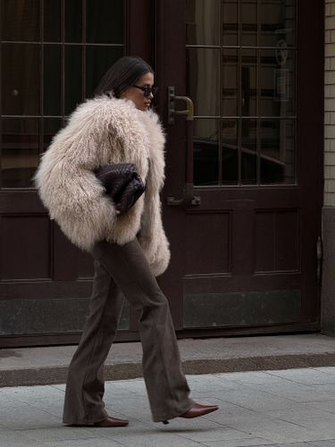 Брюки из замши PROJECT WAVE