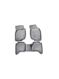 Коврики в салон для TOYOTA Hilux, 2011-2015, 4 шт. (полиуретан) NLC.48.52.210K