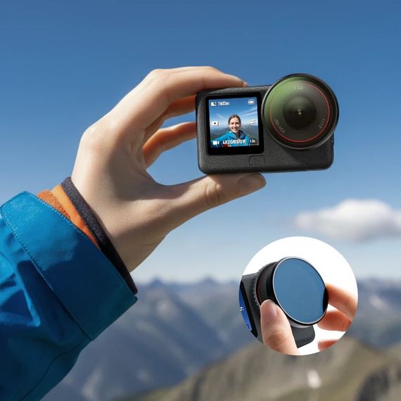 Комплект фильтров TELESIN CPL/ND8/16/32 для DJI Osmo Action 6 (S5-FLT-40)