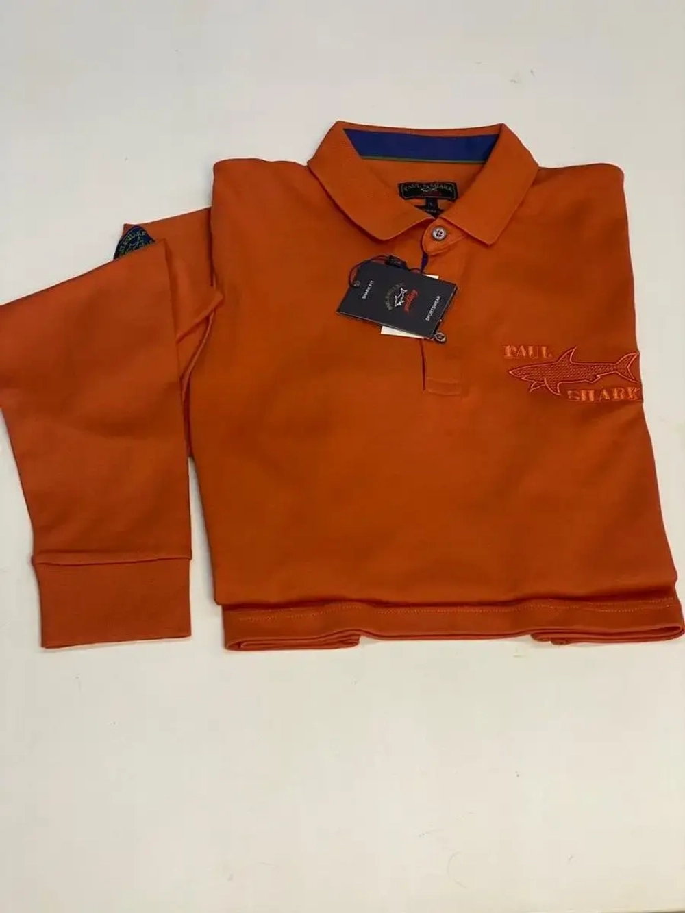 Футболка поло с длинным рукавом