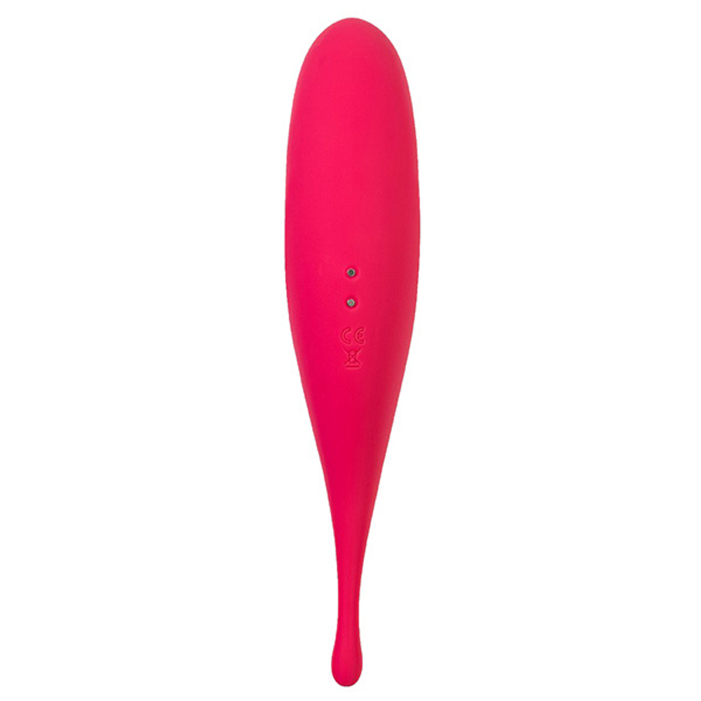 Красный вакуум-волновой стимулятор клитора 20,4см Satisfyer Twirling Pro Red