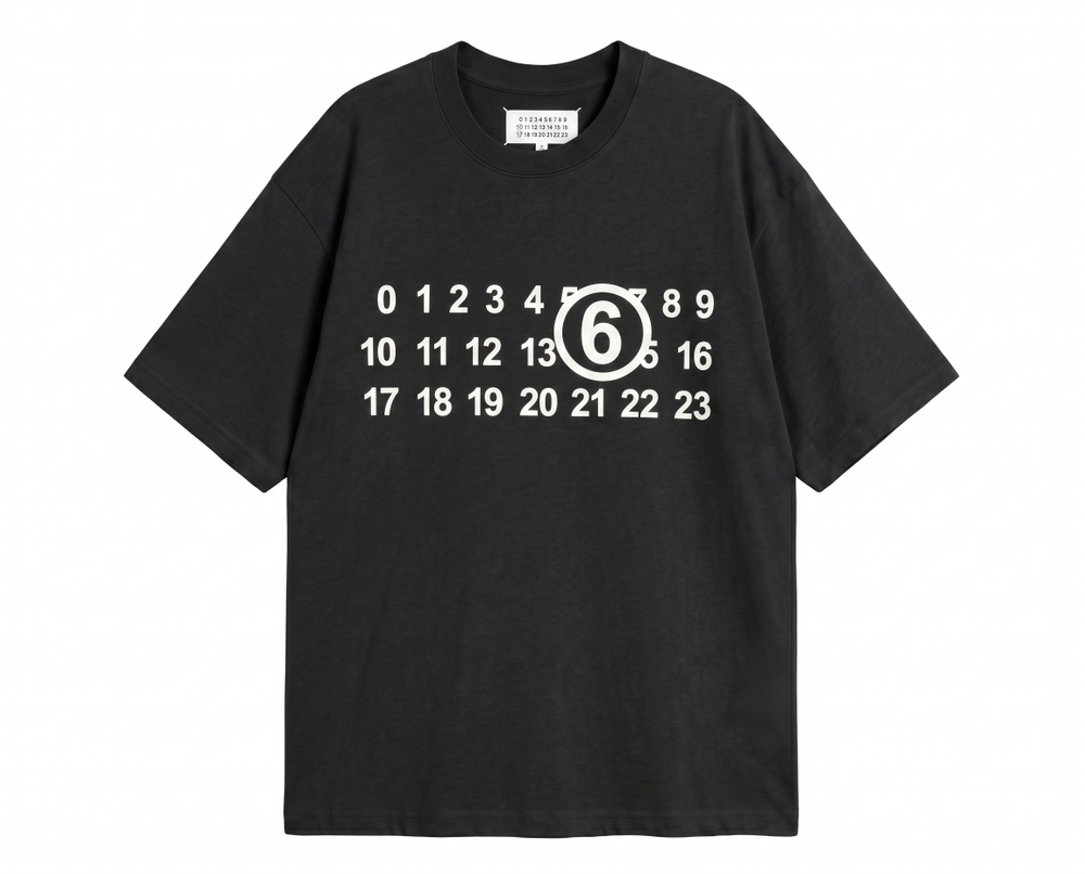 Футболка Maison Margiela Numbers (Black)