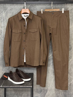 Льняной костюм Zegna