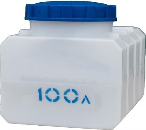 Ёмкость пластиковая пищевая АКПОЛ 100 л. прямоугольная (68x48x57см;5,5кг;белый) - арт.555001