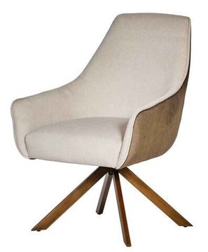 Стул Natalie, бежевый/капучино/бронза