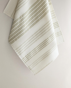 Zara Home кухонное полотенце из хлопка, узор в полоску, 70 50 см · 9281/026