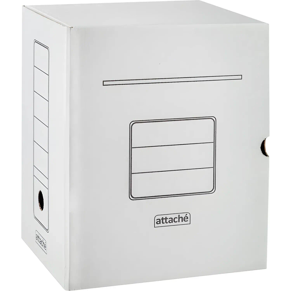 Короб архивный белый ATTACHE 200мм гофрокартон, 5шт.уп
