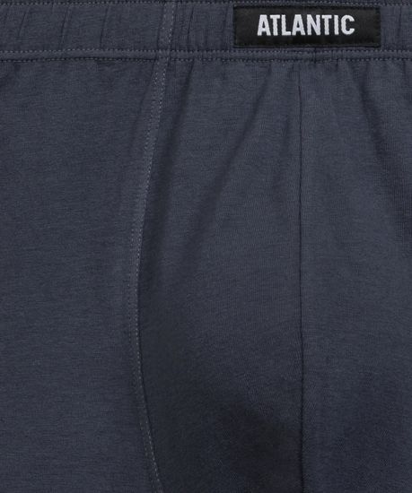 Трусы мужские боксеры (2шт), Atlantic 2RMH-007, графитовый + серый меланж