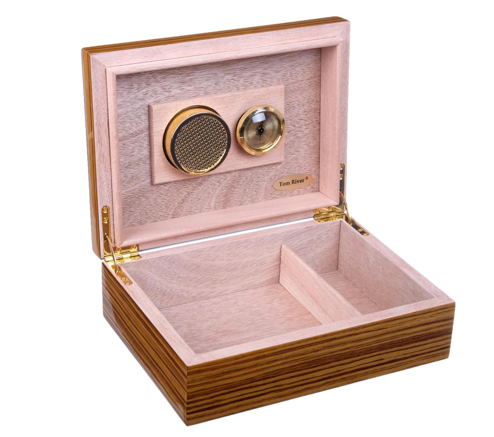 Хьюмидор Tom River на 15 сигар, Зебрано 560-654