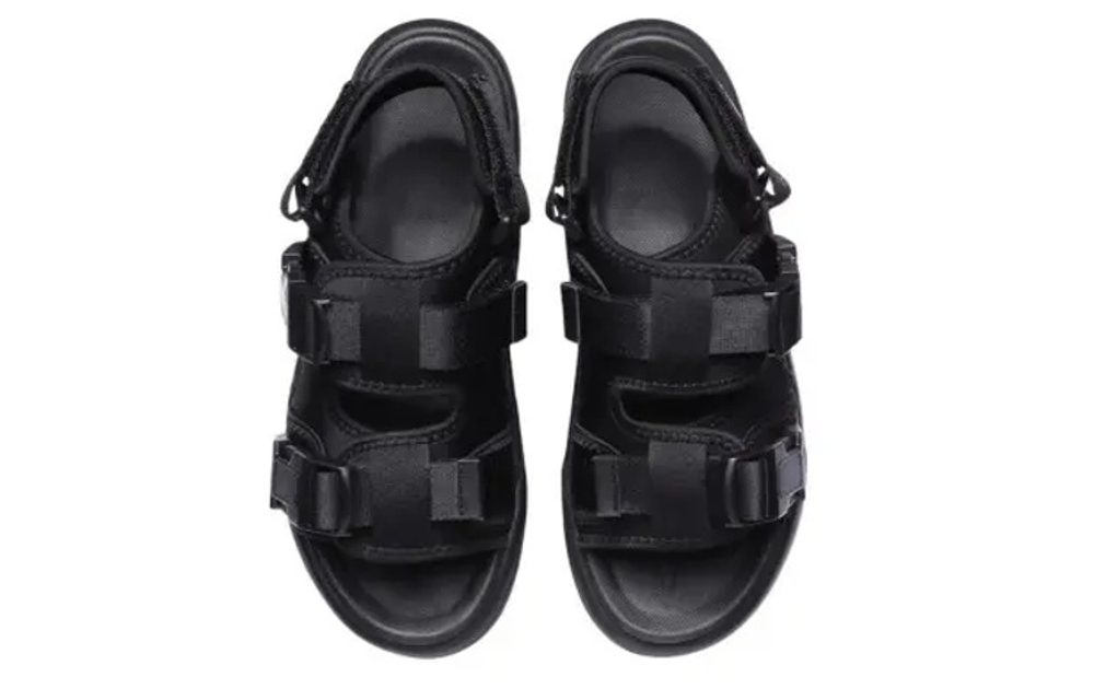 LiNing Li Ning Coca Comfortable Casual Trend beach Sandals Men's Black