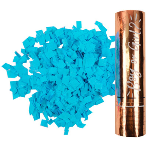 Хлопушка пружинная "Мальчик или Девочка blue"