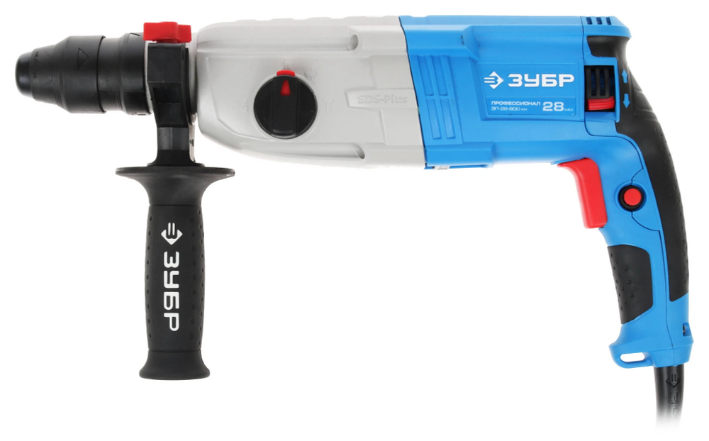 Перфоратор ЗУБР Профессионал ЗП-28-800 КМ SDS-Plus + БЗП