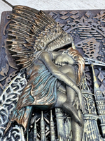 Шкатулка-книга "Грустный ангел"