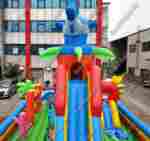 Коммерческий надувной батут "На морском дне" 15*8*8 м