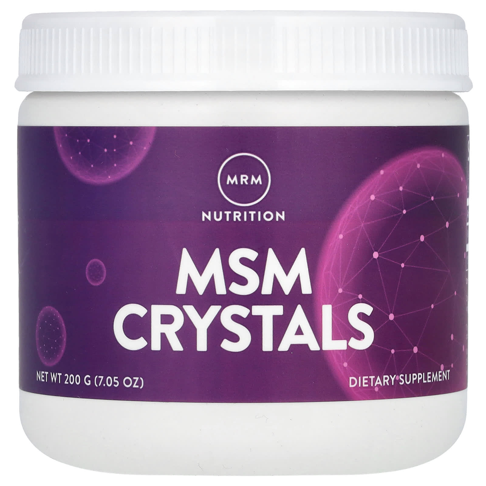 MRM Nutrition, Кристаллы МСМ (метилсульфонилметана), 1000 мг, 200 г (7,05 унции)