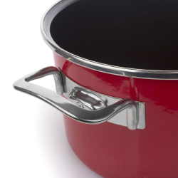 Кастрюля 6.1л Kochstar Metallica Solid Rot Германия фото