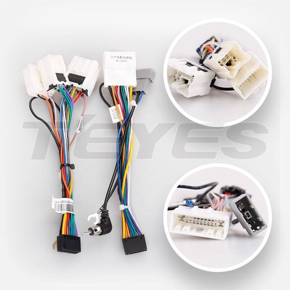 Магнитола для Nissan X-Trail T30 2003-2007 (рамка-накладка) - Teyes CC3-2K-360 на Android 10, 2K QLED, 6Гб+128Гб, CarPlay, 4G SIM-слот, 4 камеры в комплекте